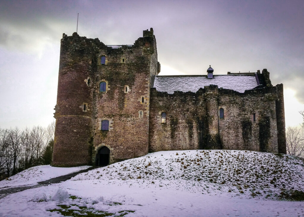 Doune Castle in Winter