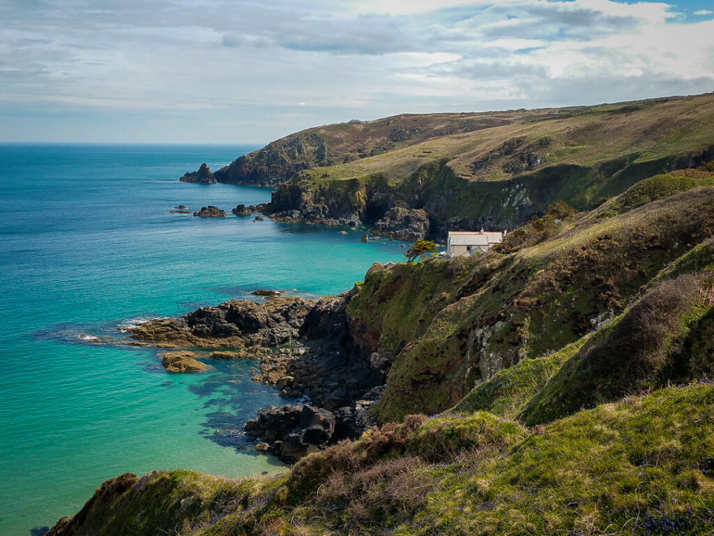 Mining coastline Cornwall