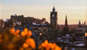 View from Calton Hill, Edinburgh (credit - Zoe Kirkbride)