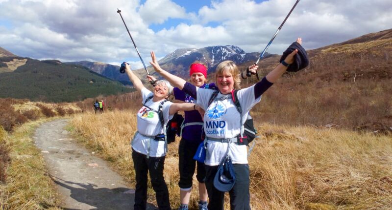 Absolute Escapes clients walking the West Highland Way