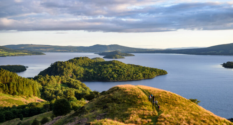 Conic Hill overlooking Loch Lomond