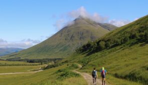 Walkers approaching Beinn Dorain (Credit; Greg Mitchell)