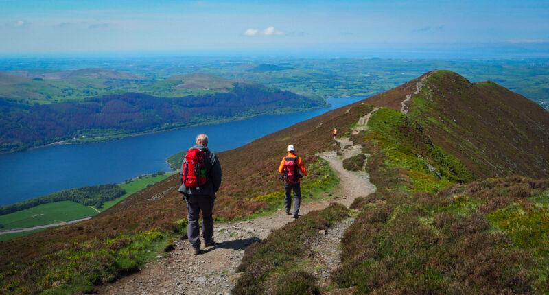 Absolute Escapes clients on the Cumbria Way