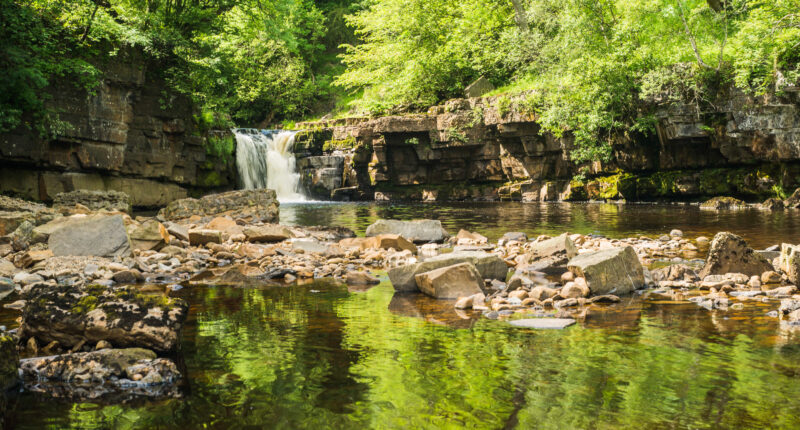 Kisdon Force waterfall near Keld