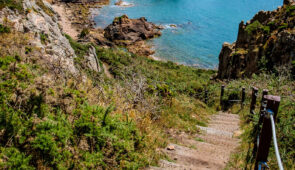 Picturesque Fiquet Bay on Jersey