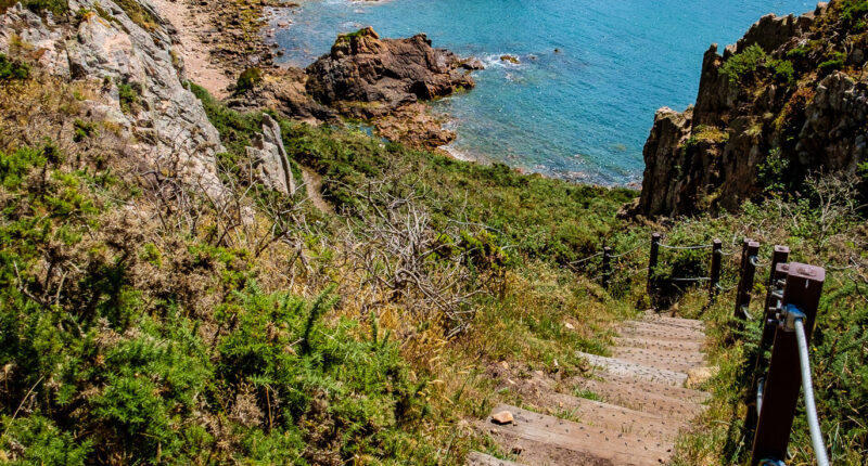 Picturesque Fiquet Bay on Jersey