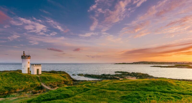 Sunset over Elie Ness Lighthouse