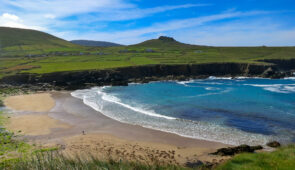 The dramatic coastline on the Dingle Peninsula