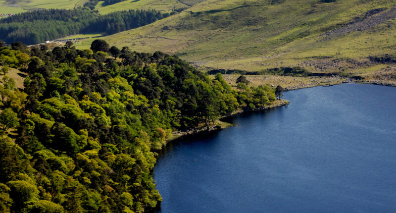 Beautiful Lough Dan in the Wicklow Mountains