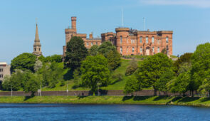 Inverness Castle looking over the River Ness