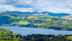 Lake Windermere in the Lake District National Park