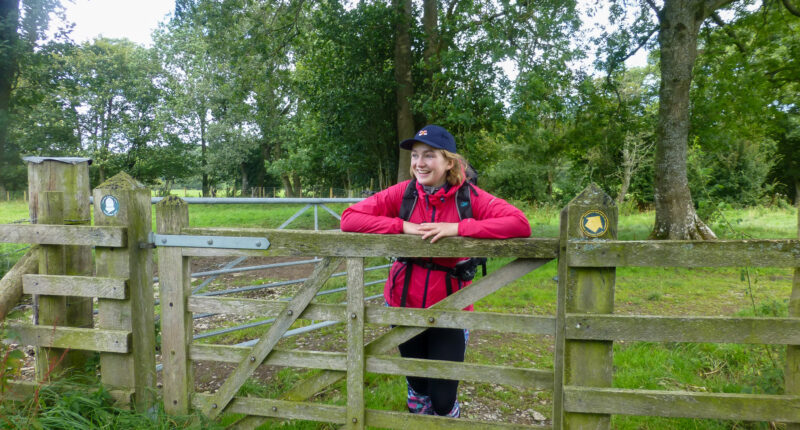 Pippa from the Absolute Escapes team on the Offa's Dyke Path