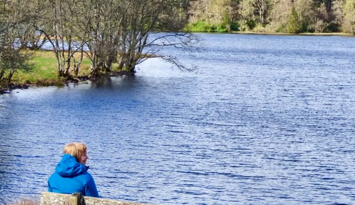 An Absolute Escapes client enjoying a peaceful break whilst walking the Great Glen Way (credit - Keith and Marion Wilson)