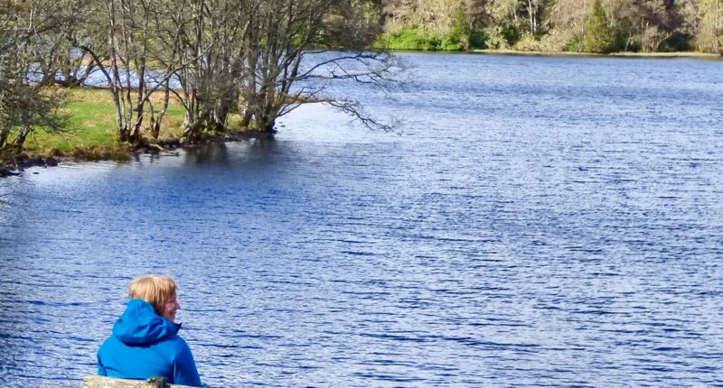 An Absolute Escapes client enjoying a peaceful break whilst walking the Great Glen Way (credit - Keith and Marion Wilson)