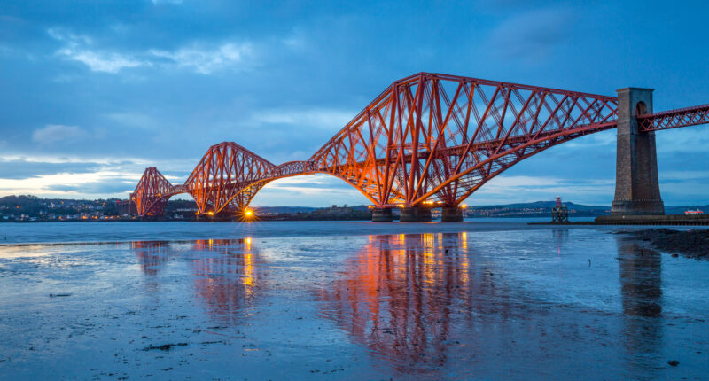 The Forth Rail Bridge from South Queensferry
