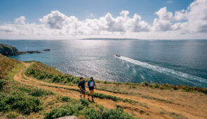 Walking on Herm Island