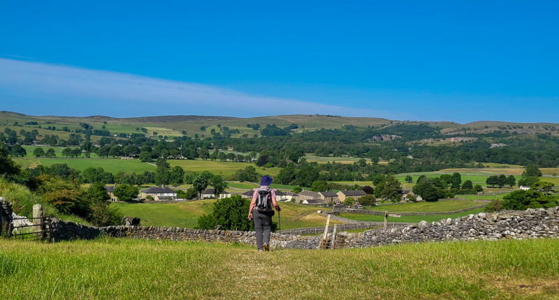 An Absolute Escapes client walking the Dales Way (credit - Marianne Engelshove)