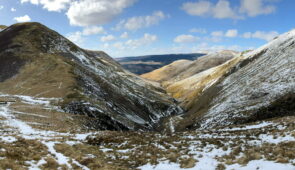 An Absolute Escapes client walking the Southern Upland Way (credit - Eveline Karrer)