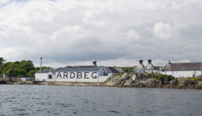 Ardbeg Distillery from the sea