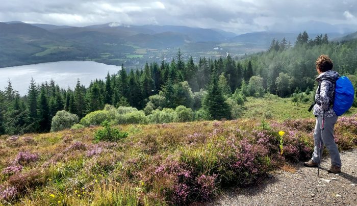 An Absolute Escapes client walking the Great Glen Way (credit - Elisabeth Olleon)