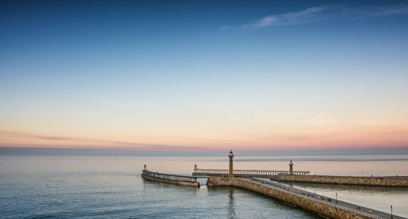 Sunset over Whitby