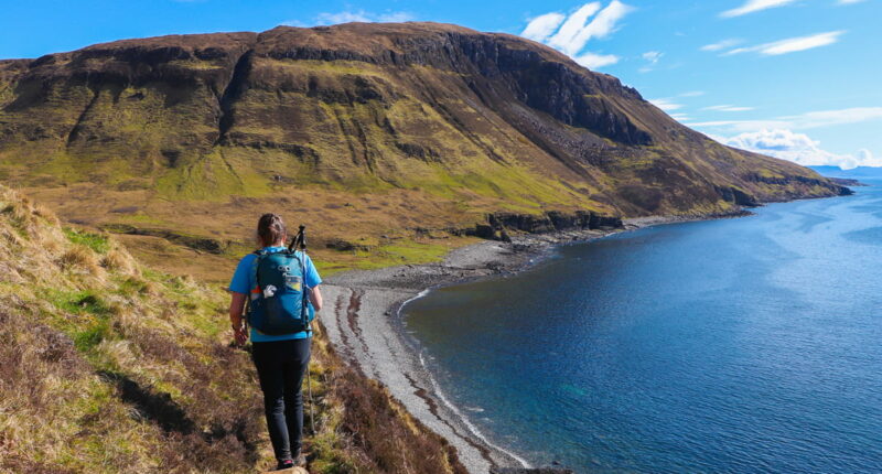 Walking from Sligachan to Elgol (credit - Zoe Kirkbride)