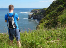 Scott from Absolute Escapes on the Berwickshire Coastal Path