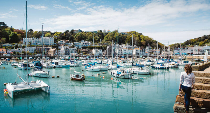 St Aubin on the Jersey Coastal Path