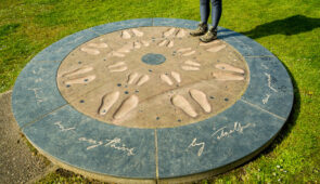 The start of the John Muir Way in Helensburgh