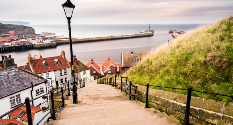 Views over Whitby harbour (credit - Rich J Jones Photography, VisitEngland)