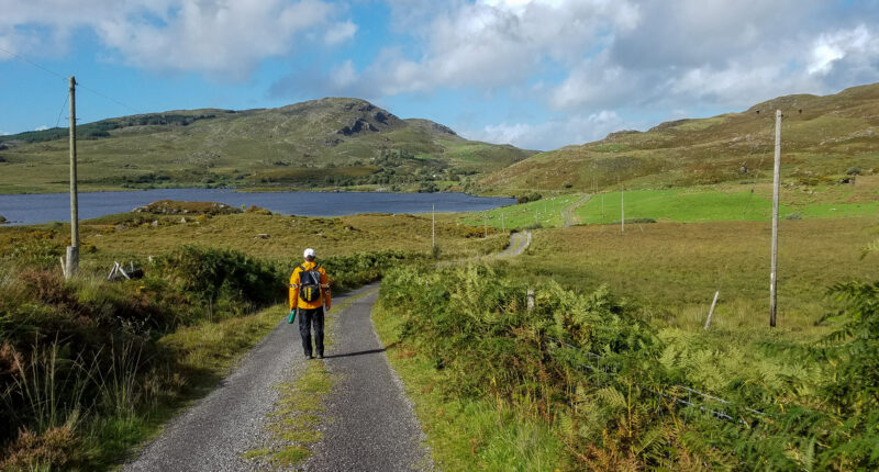 An Absolute Escapes client on the Kerry Way