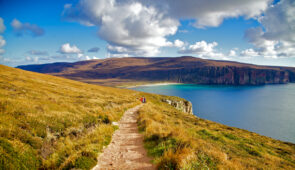 Coast path at Rackwick Bay