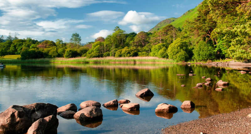 Scenic spot on the Cumbria Way