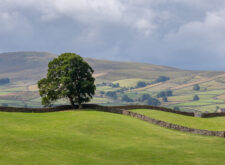 View of rolling hills near Hawes