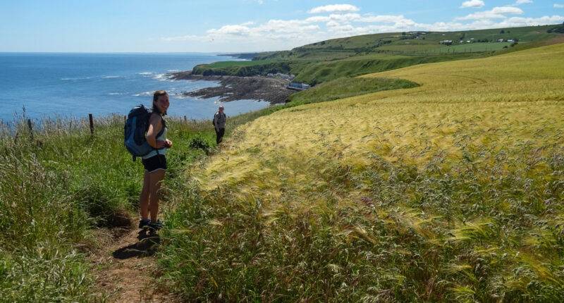 Walking from Eyemouth to Berwick-on-Tweed