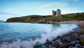 Minard Castle on the Dingle Way