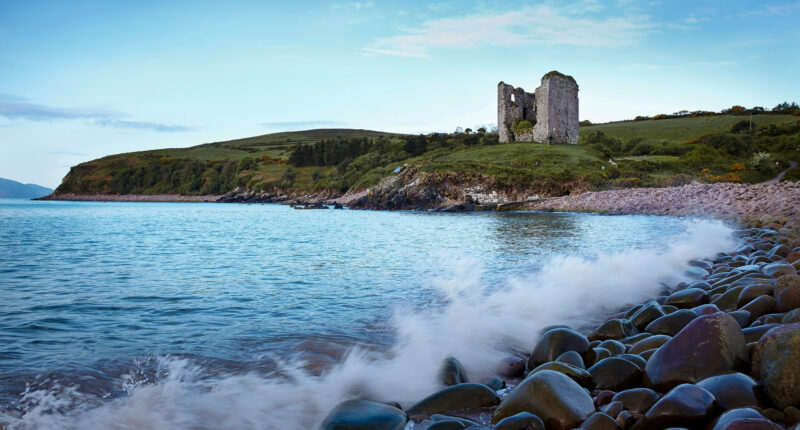 Minard Castle on the Dingle Way