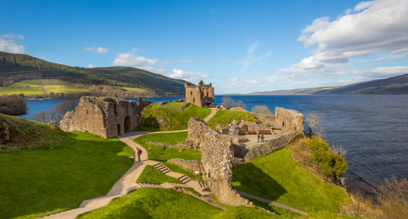 Urquhart Castle on Loch Ness