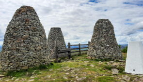 The Three Brethren cairns (credit - Absolute Escapes clients, Matthew and Caroline Clyndes)