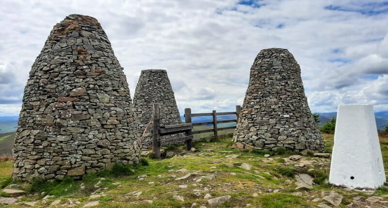 The Three Brethren cairns (credit - Absolute Escapes clients, Matthew and Caroline Clyndes)