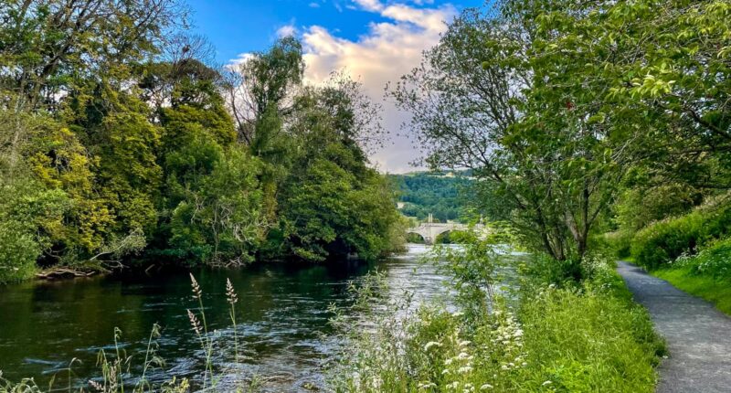 The route from Acharn to Aberfeldy (credit - Katia Fernandez Mayo)