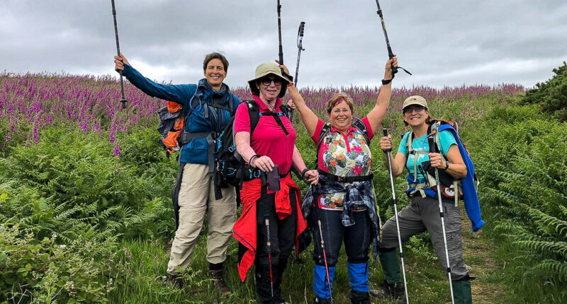 Absolute Escapes clients on Offa's Dyke Path