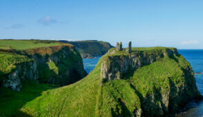 Dunseverick Castle on the Causeway Coast Way