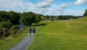 Hikers on the Dales Way