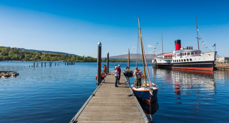 Maid of the Loch by Loch Lomond