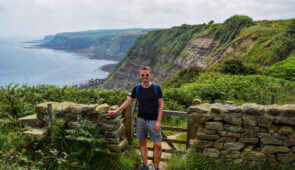 Scott from the Absolute Escapes team on the Cleveland Way