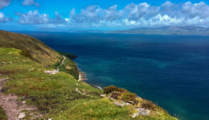 The coastal path near Glenbeigh on the Kerry Way