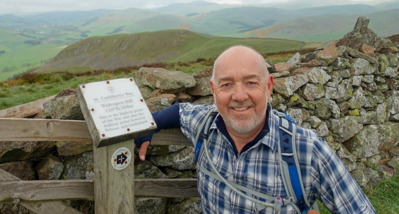 Wideopen Hill, top of St Cuthbert's Way