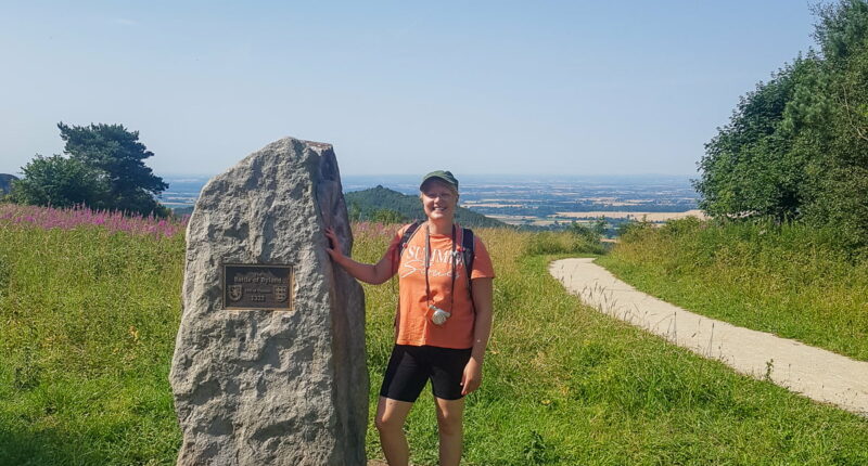 Sine from the Absolute Escapes team walking the Cleveland Way