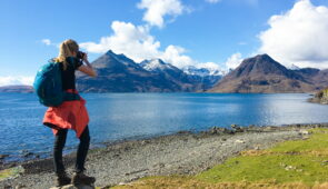 Zoe from the Absolute Escapes team on her walk from Sligachan to Elgol